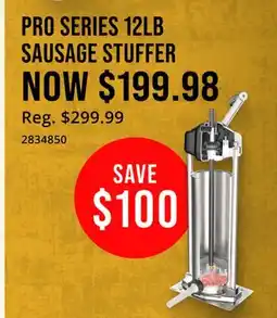 Cabela's PRO SERIES 12LB SAUSAGE STUFFER offer