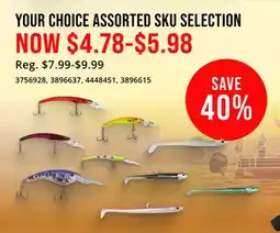 Cabela's YOUR CHOICE ASSORTED SKU SELECTION offer