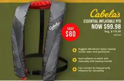 Cabela's Cabela's ESSENTIAL INFLATABLE PFD offer