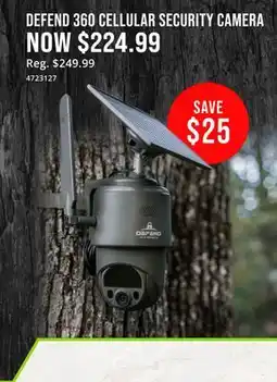 Cabela's DEFEND 360 CELLULAR SECURITY CAMERA offer
