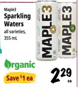 Farm Boy Maple3 Sparkling Waters offer