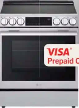 The Brick LG 6.3 Cu. Ft. Smart Induction Slide-In Range with Air Fry offer