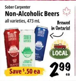Farm Boy Sober Carpenter Non-Alcoholic Beers offer