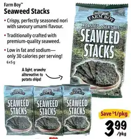 Farm Boy Farm Boy Seaweed Stacks offer