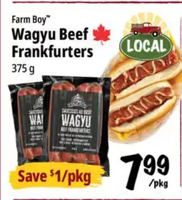 Farm Boy Farm Boy Wagyu Beef LOCAL Frankfurters offer