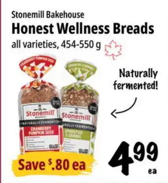 Farm Boy Stonemill Bakehouse Honest Wellness Breads offer