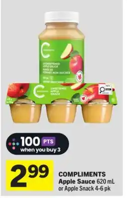 Foodland COMPLIMENTS Apple Sauce offer