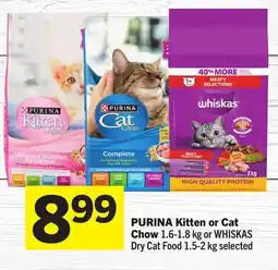 Foodland Kitten or Cat Chow offer