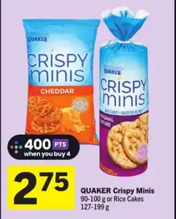 Foodland Crispy Minis 90-100 g or Rice Cakes 127-199 g offer