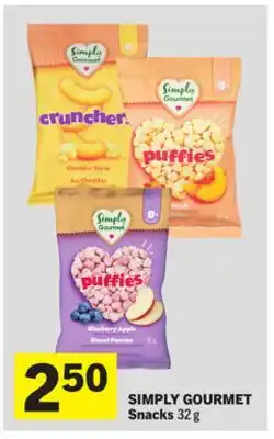 Foodland SIMPLY GOURMET Snacks offer