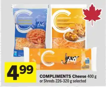 Foodland COMPLIMENTS Cheese offer