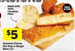 Foodland Gourmet Cheese Hot Dog or Burger Buns offer