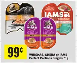 Foodland WHISKAS, SHEBA or IAMS Perfect Portions Singles offer