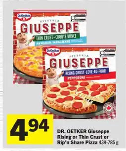 Foodland Giuseppe Rising or Thin Crust or Rip'n Share Pizza offer
