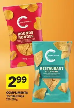 Foodland COMPLIMENTS Tortilla Chips offer