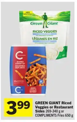 Foodland Riced Veggies or Restaurant Sides offer