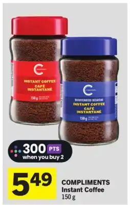 Foodland COMPLIMENTS Instant Coffee offer