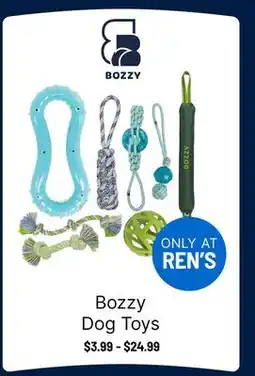 Ren’s Pets Depot Bozzy Dog Toys offer