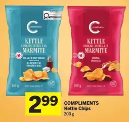 Foodland COMPLIMENTS Kettle Chips offer