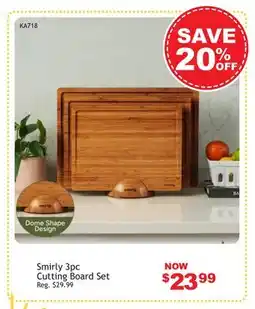 Oxford Mills Smirly 3pc Cutting Board Set offer