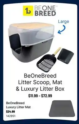 Ren’s Pets Depot BeOneBreed Litter Scoop, Mat & Luxury Litter Box offer