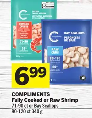 Foodland COMPLIMENTS Fully Cooked or Raw Shrimp offer