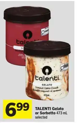 Foodland Gelato or Sorbetto offer