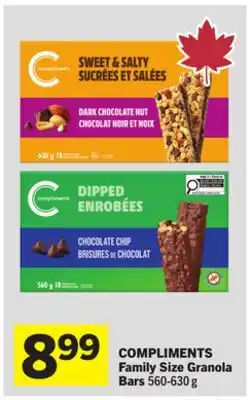 Foodland COMPLIMENTS Family Size Granola Bars offer