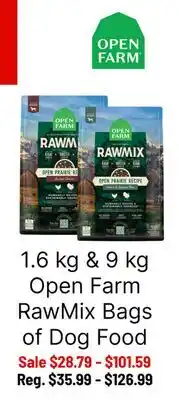 Ren’s Pets Depot Open Farm RawMix Bags of Dog Food offer