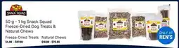 Ren’s Pets Depot Snack Squad Freeze-Dried Dog Treats & Natural Chews offer