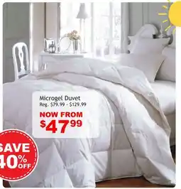 Oxford Mills Microgel Duvet offer