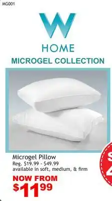 Oxford Mills Microgel Pillow offer