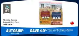 Ren’s Pets Depot Romeo Bags of Dog Food offer
