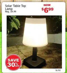 Oxford Mills Solar Table Top Lamp offer