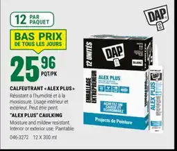 BMR CALFEUTRANT  ALEX PLUS  offer