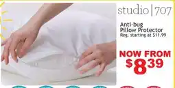 Oxford Mills STUDIO 707 Anti-bug Pillow Protector offer