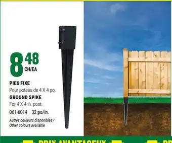 BMR PIEU FIXE offer