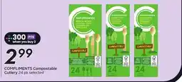 Sobeys COMPLIMENTS Compostable Cutlery offer