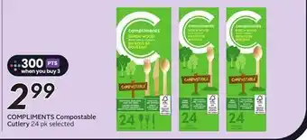 Sobeys COMPLIMENTS Compostable Cutlery offer