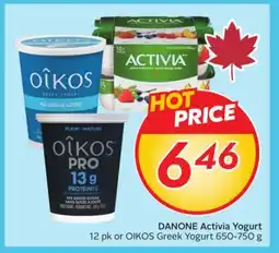 Sobeys DANONE Activia Yogurt offer