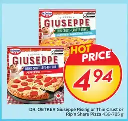 Sobeys Giuseppe Rising or Thin Crust or Rip'n Share Pizza offer