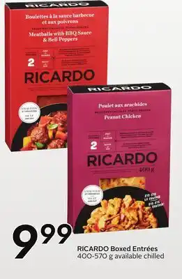 Sobeys RICARDO Boxed Entrées offer