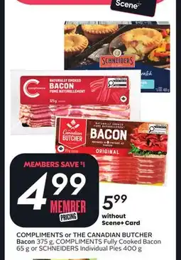 Sobeys COMPLIMENTS or THE CANADIAN BUTCHER offer