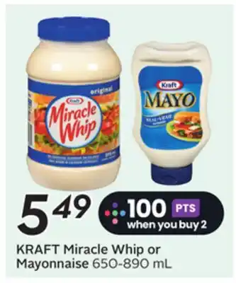 Sobeys Miracle Whip or Mayonnaise offer