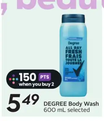 Sobeys Body Wash offer