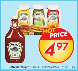 Sobeys Ketchup 750 mL-1 L or Picnic Pack 375 mL 3 pk offer