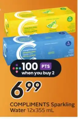 Sobeys COMPLIMENTS Sparkling Water offer