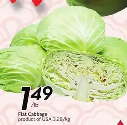 Sobeys Flat Cabbage offer