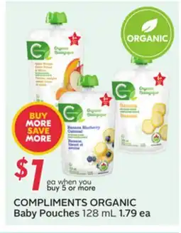 Sobeys COMPLIMENTS ORGANIC Baby Pouches offer