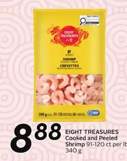 Sobeys EIGHT TREASURES Cooked and Peeled Shrimp offer